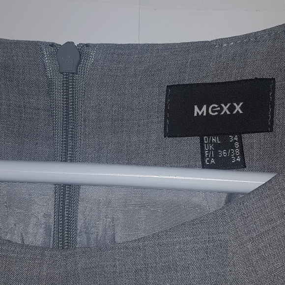 👗 [2/$25] MEXX WOMENS GREY SLEEVELESS DRESS SIZE 34 👗 - Picture 4 of 4